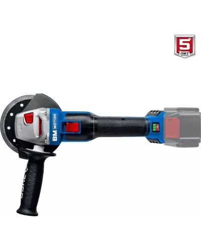 ЗУБР 20В, бесщеточная, без АКБ, в коробке, углошлифовальная машина AB-125 Профессионал