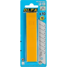 OLFA 18 мм, 10 шт., лезвия сегментированные OL-LB-10B