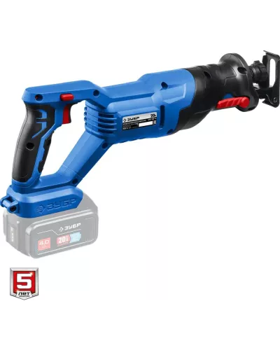 ЗУБР 20В, без АКБ, в коробке, бесщеточная пила сабельная SPB-180 Профессионал