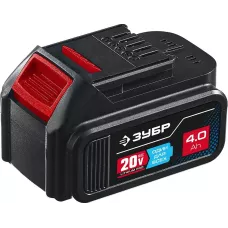 ЗУБР  T7, 20 В, 4.0 А·ч, аккумуляторная батарея, Профессионал (ST7-20-4)
