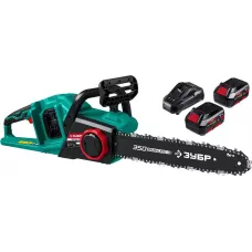 ЗУБР  С1-18, 36 В, 35 см шина, 2х18 В АКБ (4 А·ч), бесщеточная цепная пила (ПЦЛ-3635-42)
