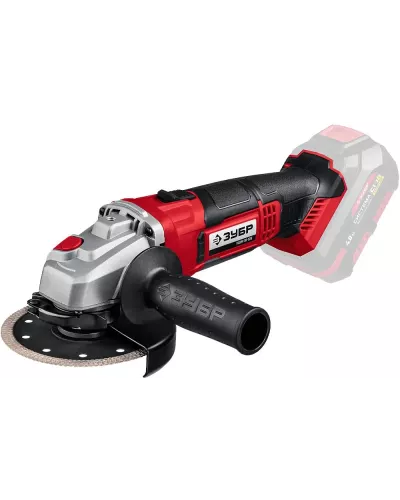 ЗУБР 18В, без АКБ, в коробке, углошлифовальная машина УШМ-18-125 Мастер