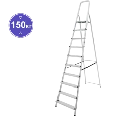 Стремянка алюминиевая 10 ступеней NV 111 Новая высота 1110110