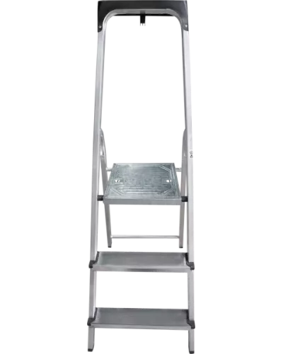 Стремянка алюминиевая 3 ступени с органайзером NV1115 Новая высота 1115103