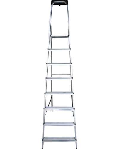 Стремянка алюминиевая 8 ступенией с органайзером NV1115 Новая высота 1115108