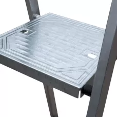 Стремянка алюминиевая  4 ступени 130 мм NV 1117 Новая высота 1117104