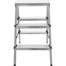 Стремянка алюминиевая двухсторонняя 2x3 ступени NV 112 Новая высота 1120203