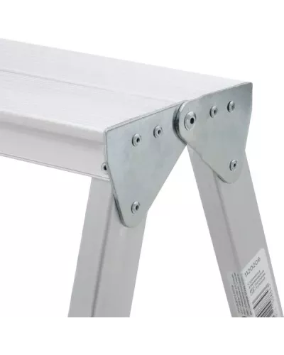 Стремянка алюминиевая двухсторонняя 2x5 ступеней NV 112 Новая высота 1120205