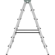 Стремянка алюминиевая двухсторонняя 2x6 ступеней NV 112 Новая высота 1120206