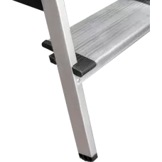 Стремянка двухсторонняя 2x6 ступеней 130мм площадка 260мм алюминиевая NV1127 Новая высота 1127206