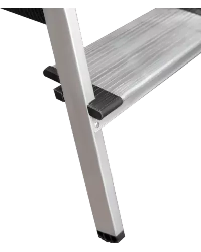 Стремянка двухсторонняя 2x6 ступеней 130мм площадка 260мм алюминиевая NV1127 Новая высота 1127206