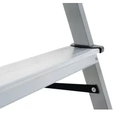 Стремянка 4 ступени комбинированная со стальным профилем NV 1130 Новая высота 1130104