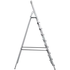 Стремянка 9 ступеней комбинированная со стальным профилем NV 1130 Новая высота 1130109