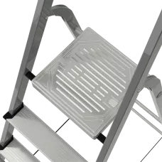 Стремянка 3 ступени комбинированная со стальным профилем органайзер NV 1135 Новая высота 1135103