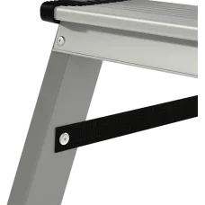 Стремянка 4 ступени комбинированная со стальным профилем органайзер NV 1135 Новая высота 1135104