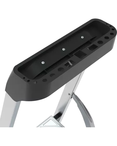 Стремянка 8 ступеней комбинированная со стальным профилем органайзер NV 1135 Новая высота 1135108