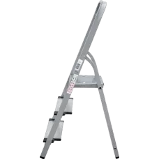 Стремянка 3 ступени 130 мм комбинированная со стальным профилем NV 1137 Новая высота 1137103