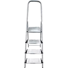 Стремянка 4 ступени 130 мм комбинированная со стальным профилем NV 1137 Новая высота 1137104