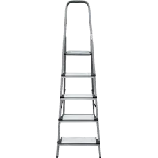 Стремянка 5 ступеней 130 мм комбинированная со стальным профилем NV 1137 Новая высота 1137105