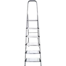 Стремянка 6 ступеней 130 мм комбинированная со стальным профилем NV 1137 Новая высота 1137106