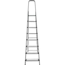Стремянка 8 ступеней 130 мм комбинированная со стальным профилем NV 1137 Новая высота 1137108