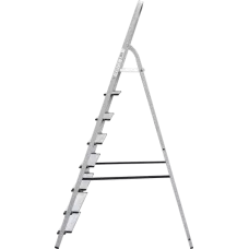 Стремянка 8 ступеней 130 мм комбинированная со стальным профилем NV 1137 Новая высота 1137108
