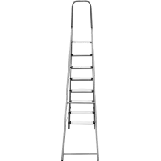 Стремянка 8 ступеней 130 мм комбинированная со стальным профилем NV 1137 Новая высота 1137108