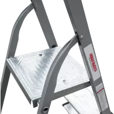 Стремянка 8 ступеней 130 мм комбинированная со стальным профилем NV 1137 Новая высота 1137108