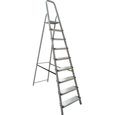 Стремянка комбинированная 9 ступеней со стальным профилем NV1137 Новая высота 1137109