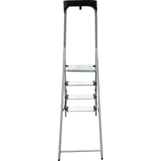 Стремянка 4 ступени 130 мм комбинированная со стальным профилем органайзер NV 1138 Новая высота 1138104