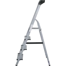 Стремянка 4 ступени 130 мм комбинированная со стальным профилем органайзер NV 1138 Новая высота 1138104