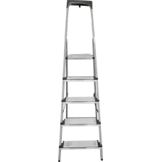 Стремянка 5 ступеней 130 мм комбинированная со стальным профилем органайзер NV 1138 Новая высота 1138105
