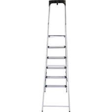 Стремянка 6 ступеней 130 мм комбинированная со стальным профилем органайзер NV 1138 Новая высота 1138106
