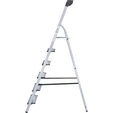 Стремянка 6 ступеней 130 мм комбинированная со стальным профилем органайзер NV 1138 Новая высота 1138106