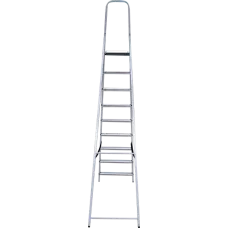 Стремянка 7 ступеней 130 мм комбинированная со стальным профилем органайзер NV 1138 Новая высота 1138107