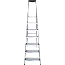 Стремянка 7 ступеней 130 мм комбинированная со стальным профилем органайзер NV 1138 Новая высота 1138107