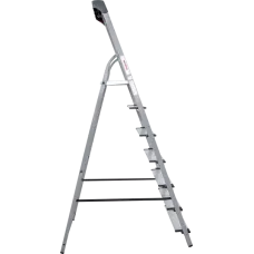 Стремянка 8 ступеней 130 мм комбинированная со стальным профилем органайзер NV 1138 Новая высота 1138108