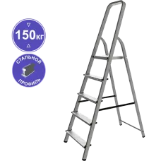 Стремянка стальная  5 ступеней NV 1150 Новая высота 1150105