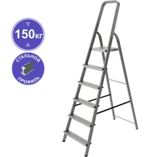 Стремянка стальная 6 ступеней NV 1150 Новая высота 1150106