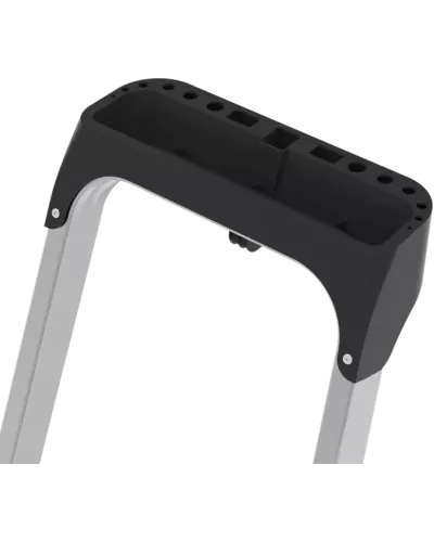 Стремянка стальная 8 ступеней c органайзером NV1155 Новая высота 1155108