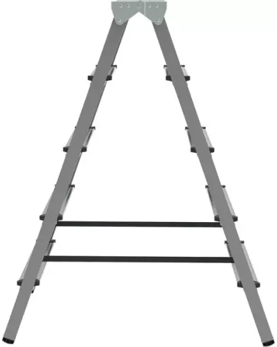 Стремянка стальная двухсторонняя 2x5 ступеней NV1160 Новая высота 1160205