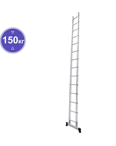 Лестница алюминиевая односекционная  14 ступеней NV1210 Новая высота 1210114