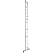 Лестница алюминиевая односекционная  15 ступеней NV1210 Новая высота 1210115