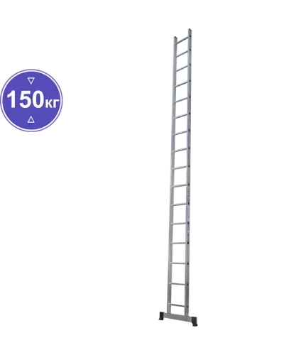 Лестница алюминиевая односекционная  16 ступеней NV1210 Новая высота 1210116