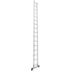 Лестница алюминиевая односекционная  16 ступеней NV1210 Новая высота 1210116