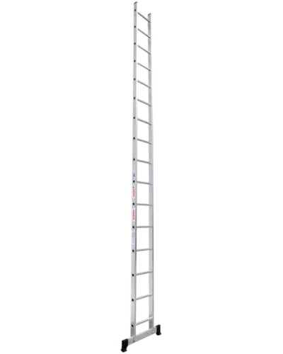 Лестница алюминиевая односекционная  16 ступеней NV1210 Новая высота 1210116