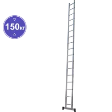 Лестница алюминиевая односекционная  17 ступеней NV1210 Новая высота 1210117