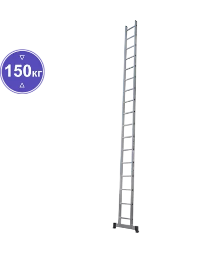 Лестница алюминиевая односекционная  17 ступеней NV1210 Новая высота 1210117