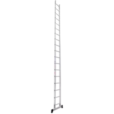 Лестница алюминиевая односекционная  18 ступеней NV1210 Новая высота 1210118