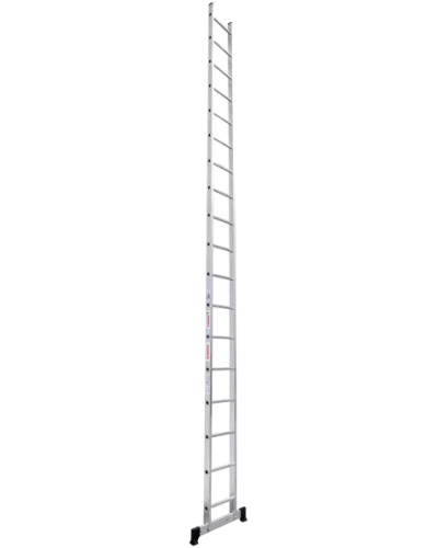 Лестница алюминиевая односекционная  18 ступеней NV1210 Новая высота 1210118